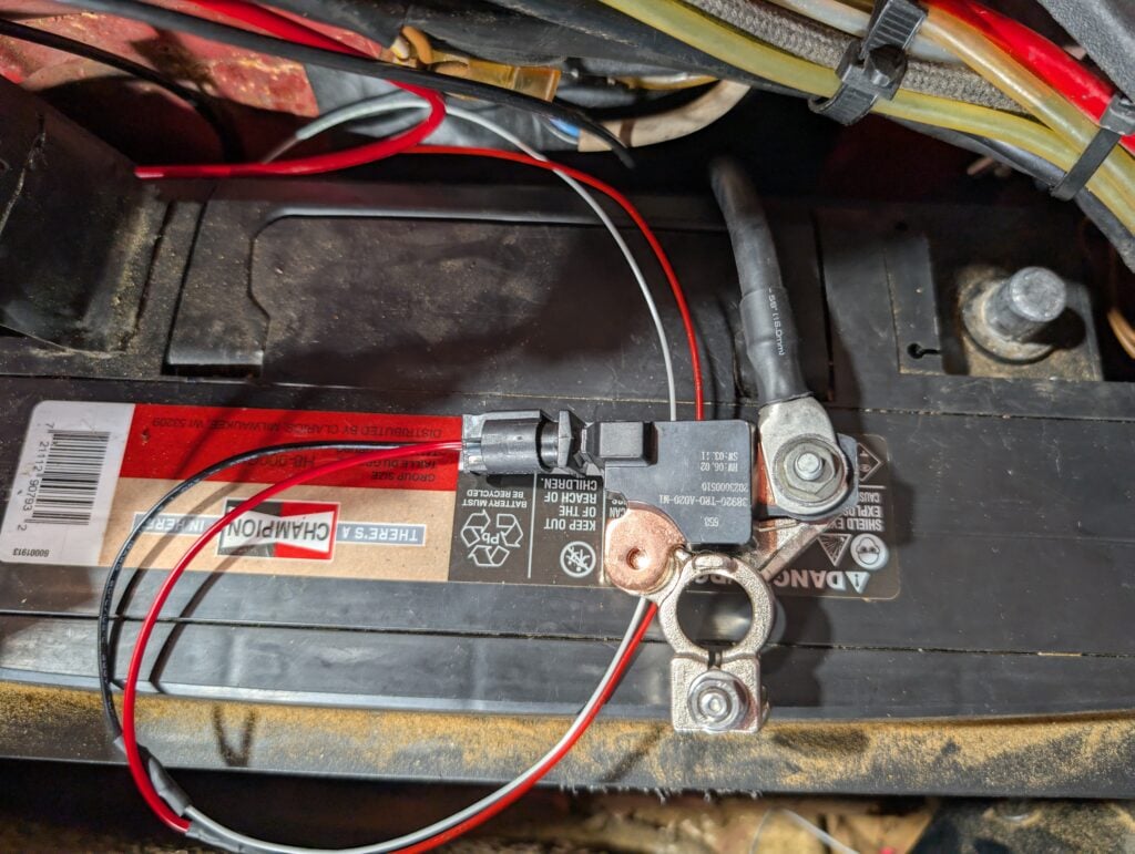Bosch IBS sensor